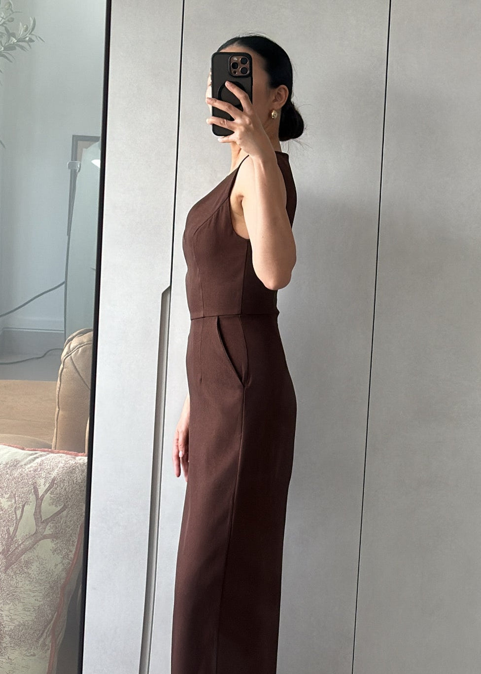 9875 Jumpsuit in Brown