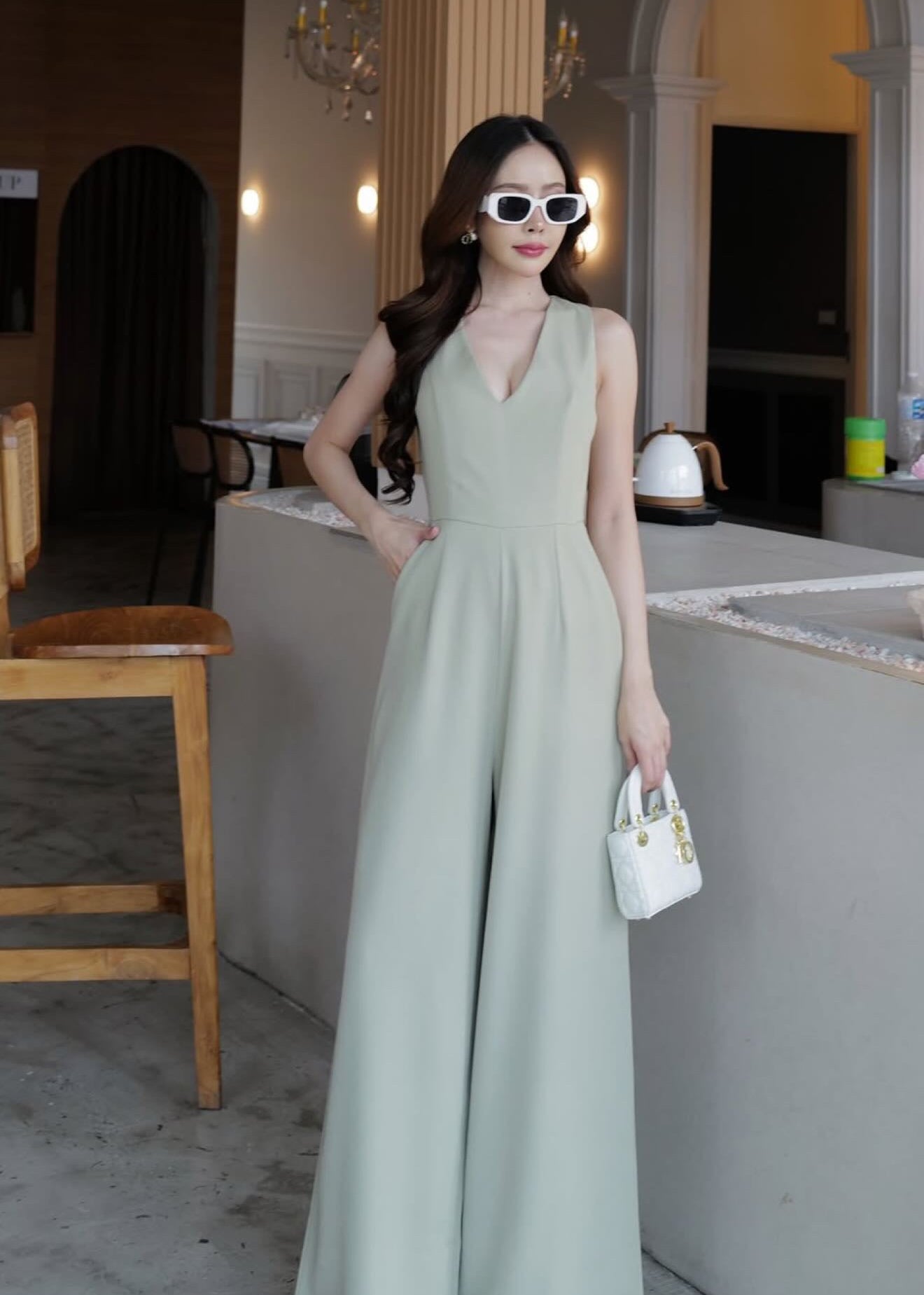 9875 Jumpsuit In Green