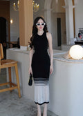 6823 Knit Dress In Black