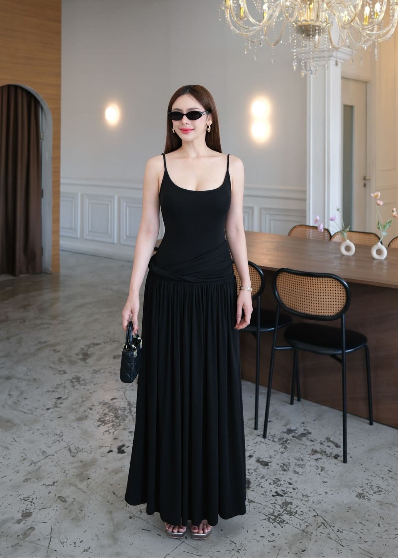 5465 Maxi Strappy Dress