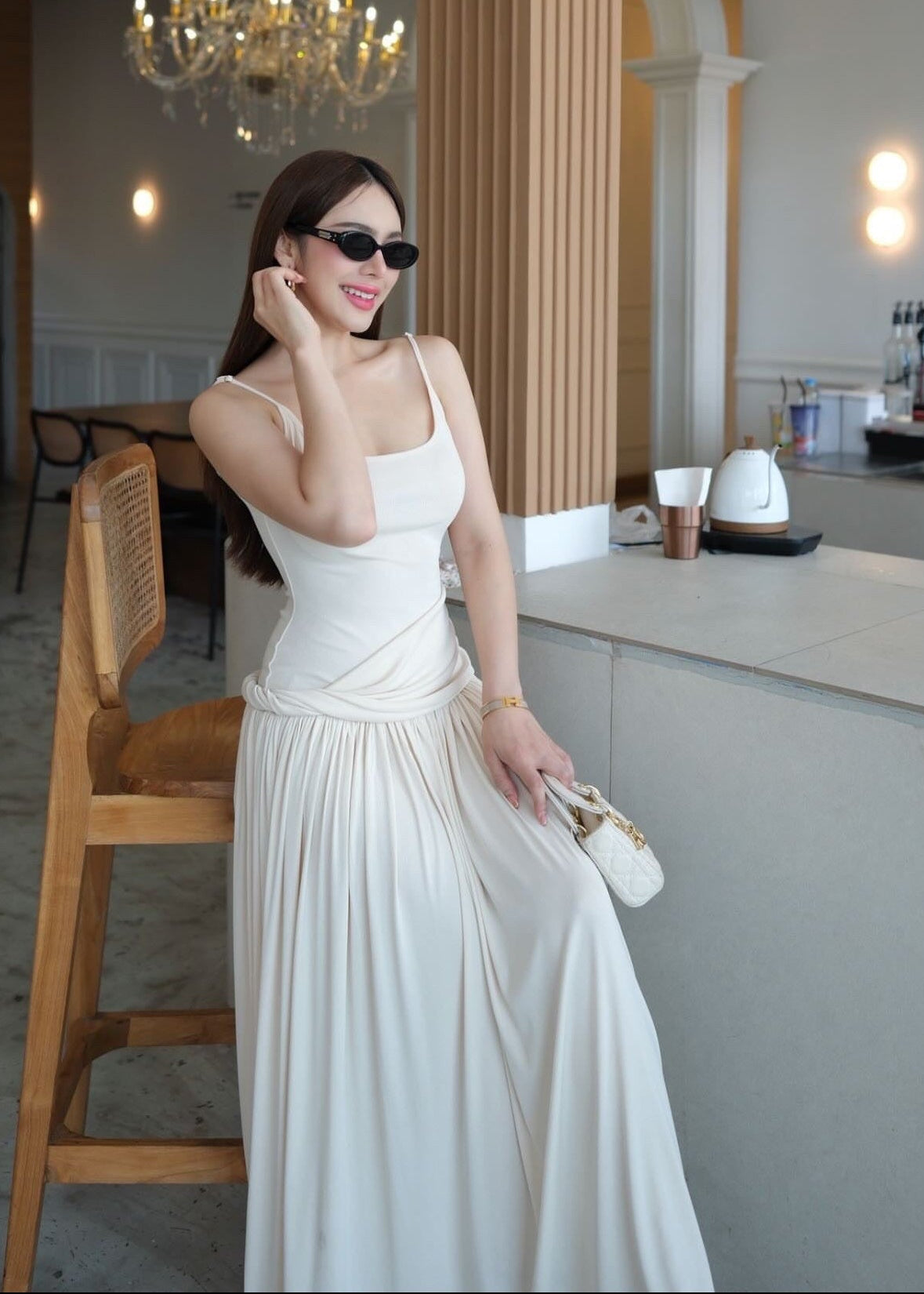 5465 Maxi Strappy Dress
