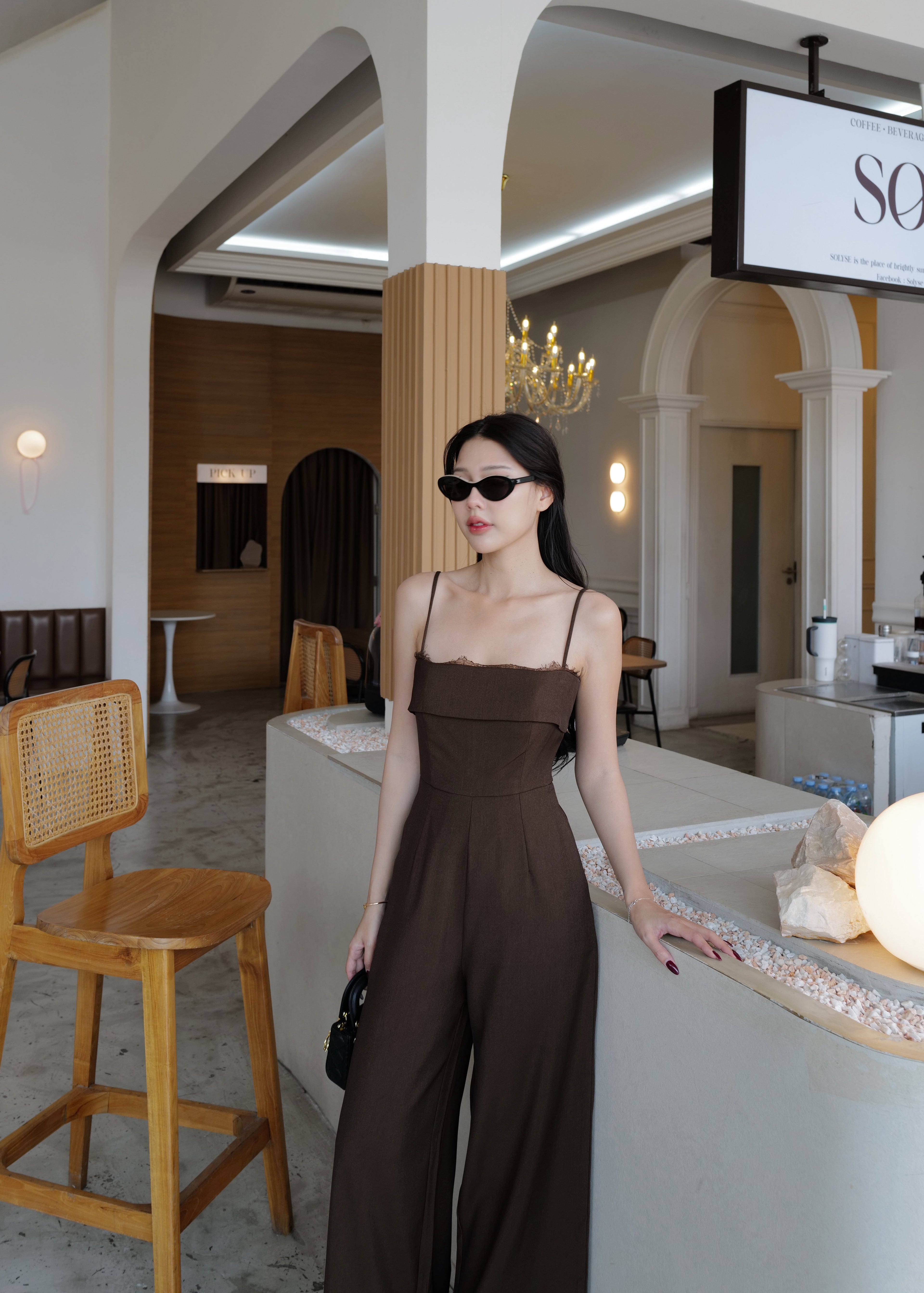 9873 Jumpsuit In Brown
