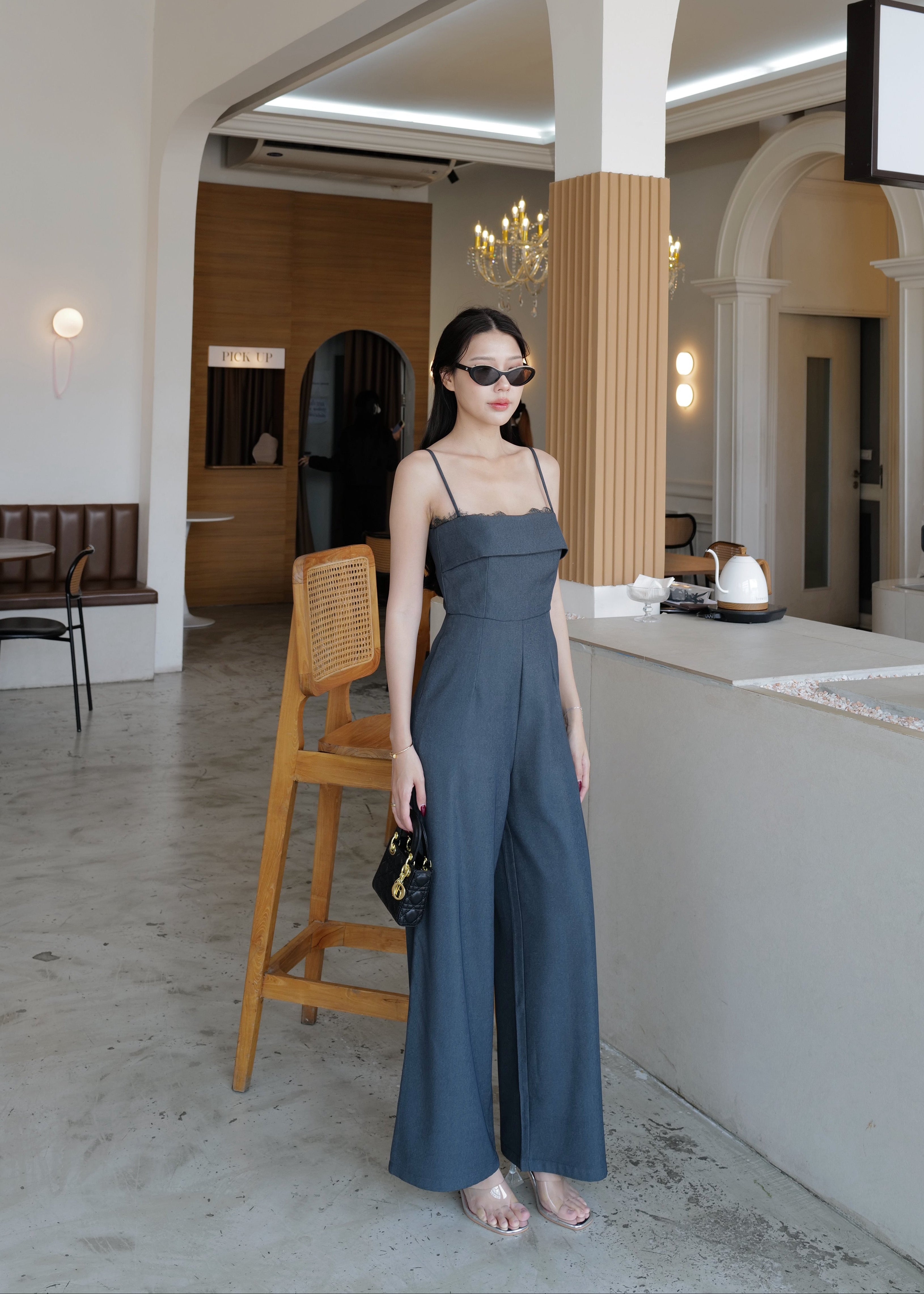 9873 Jumpsuit In Grey