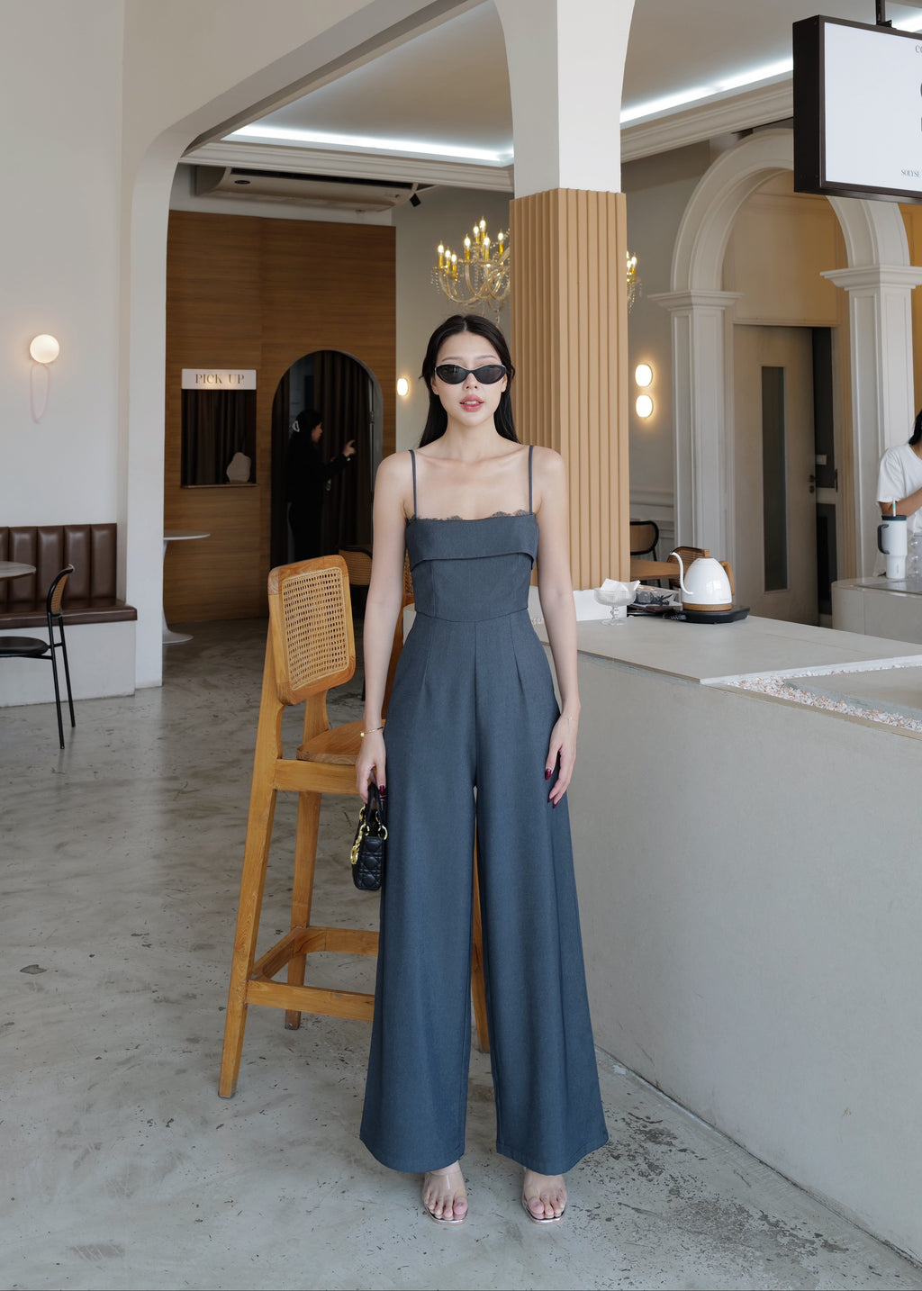 9873 Jumpsuit In Grey