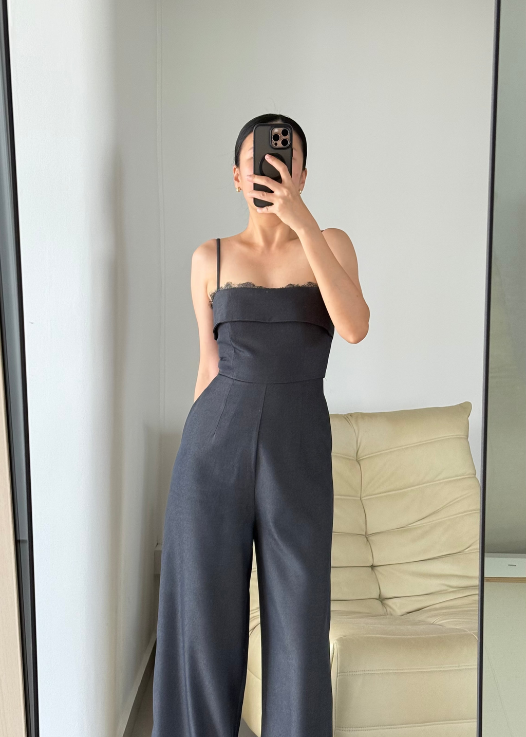 9873 Jumpsuit In Grey