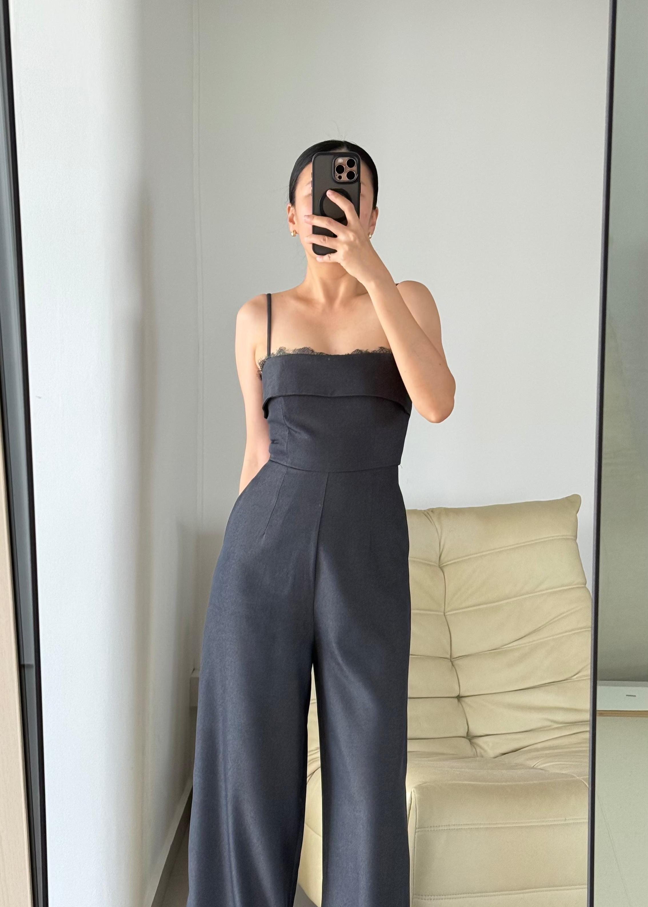 9873 Jumpsuit In Grey