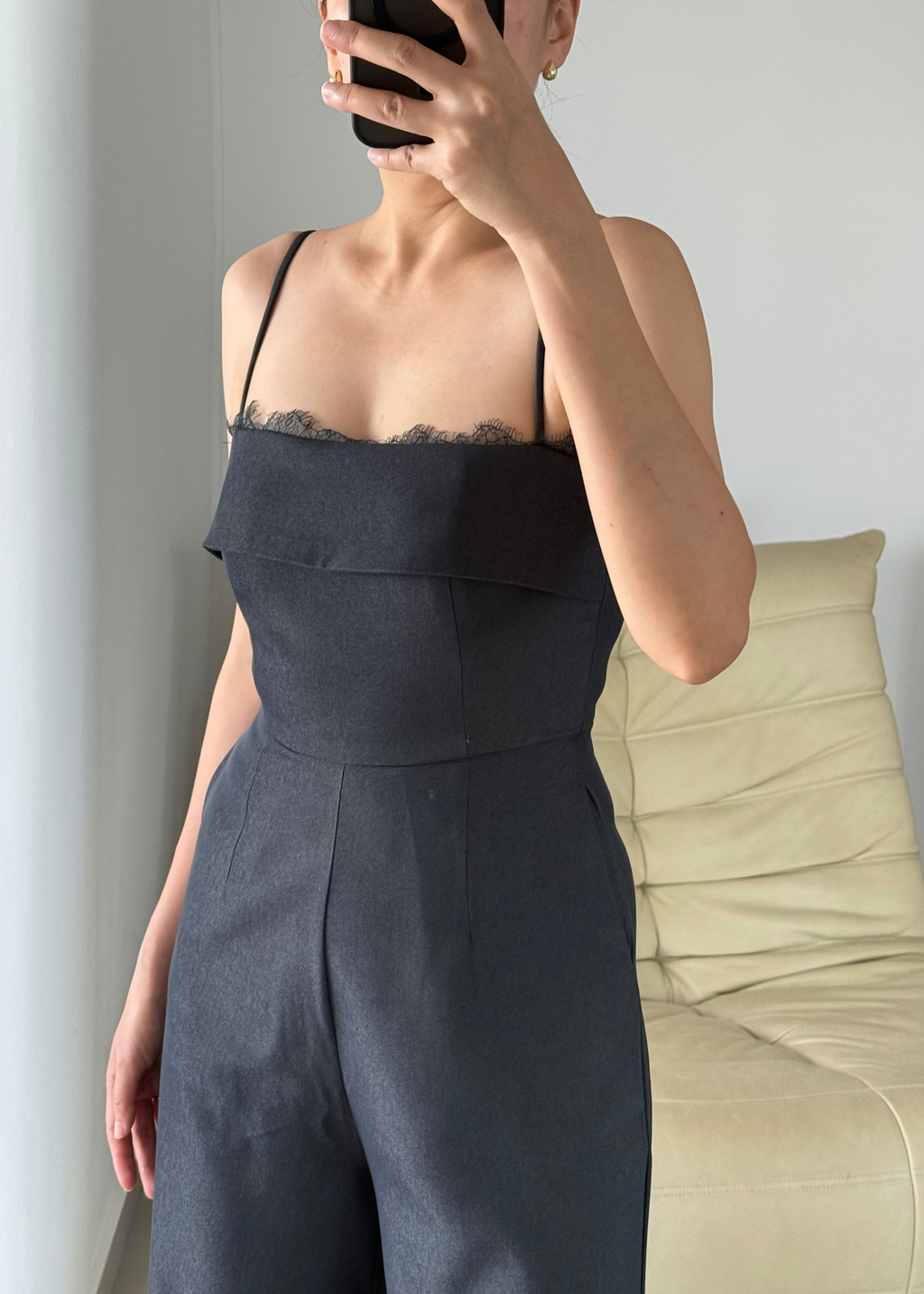 9873 Jumpsuit In Grey
