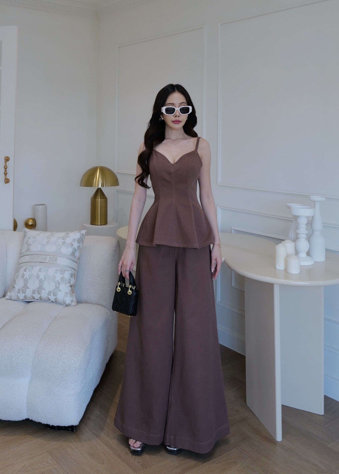 5326 Denim Set In Brown