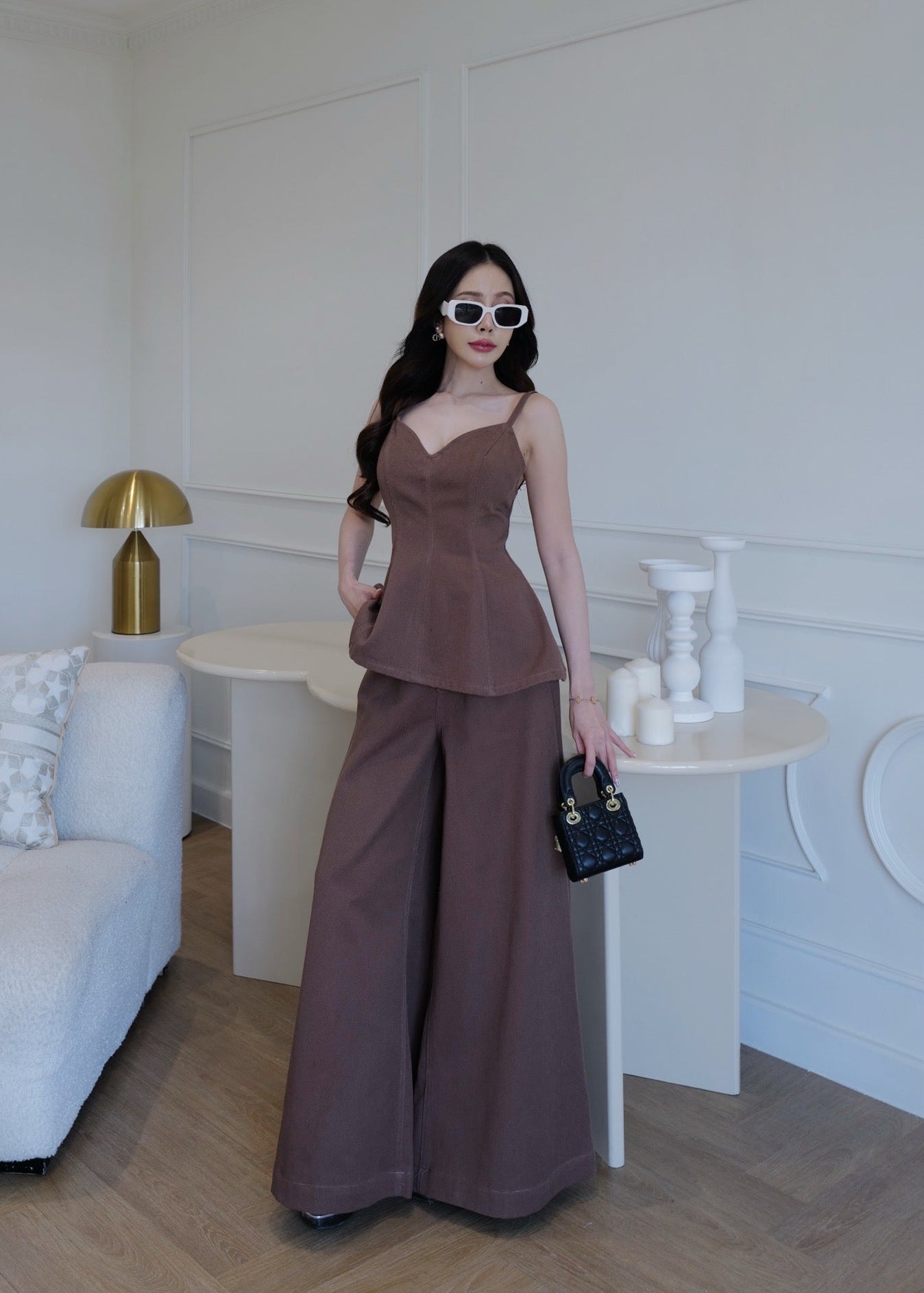 5326 Denim Set In Brown