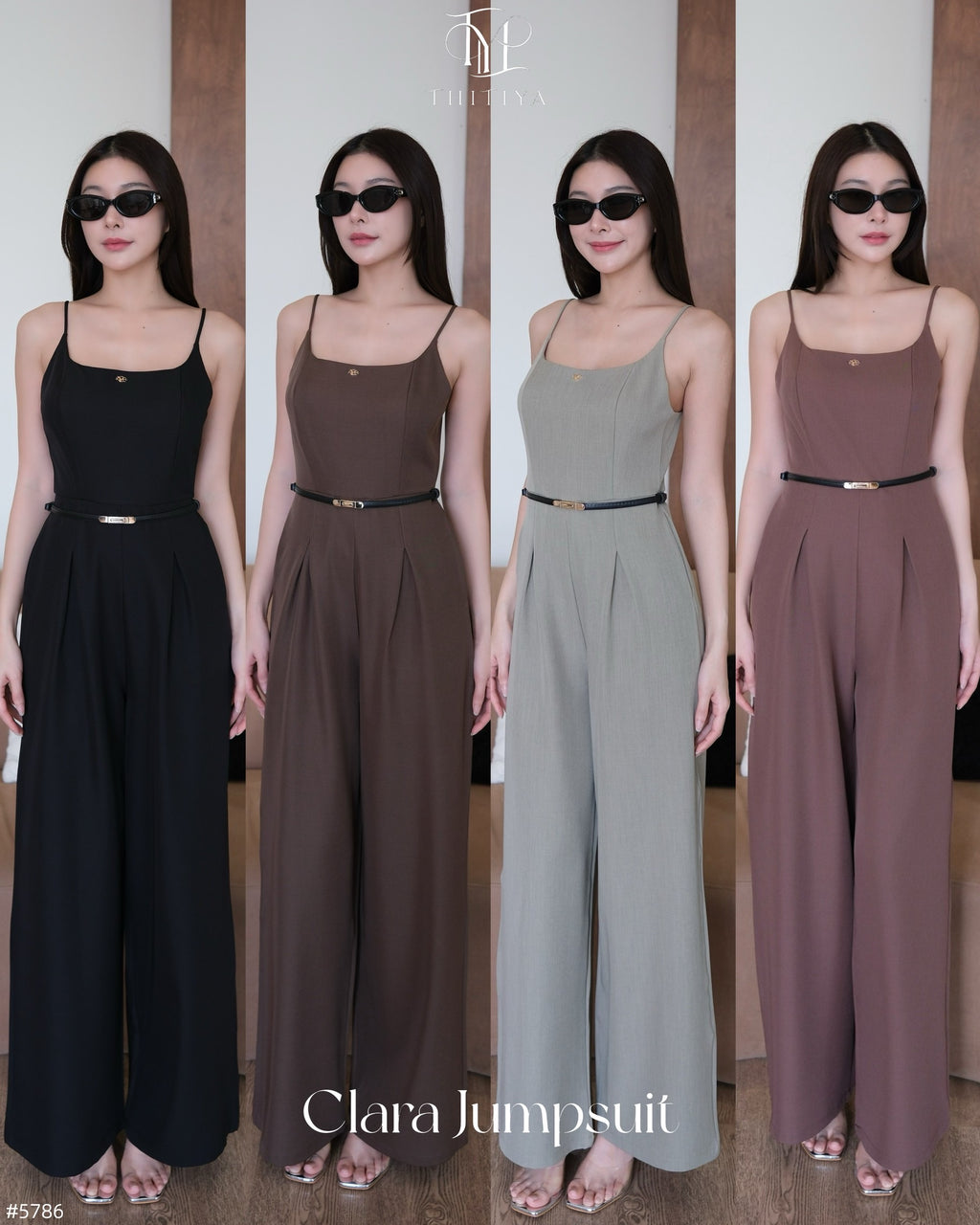 5786 Clara Jumpsuit In Black