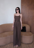 5786 Clara Jumpsuit In Cocoa