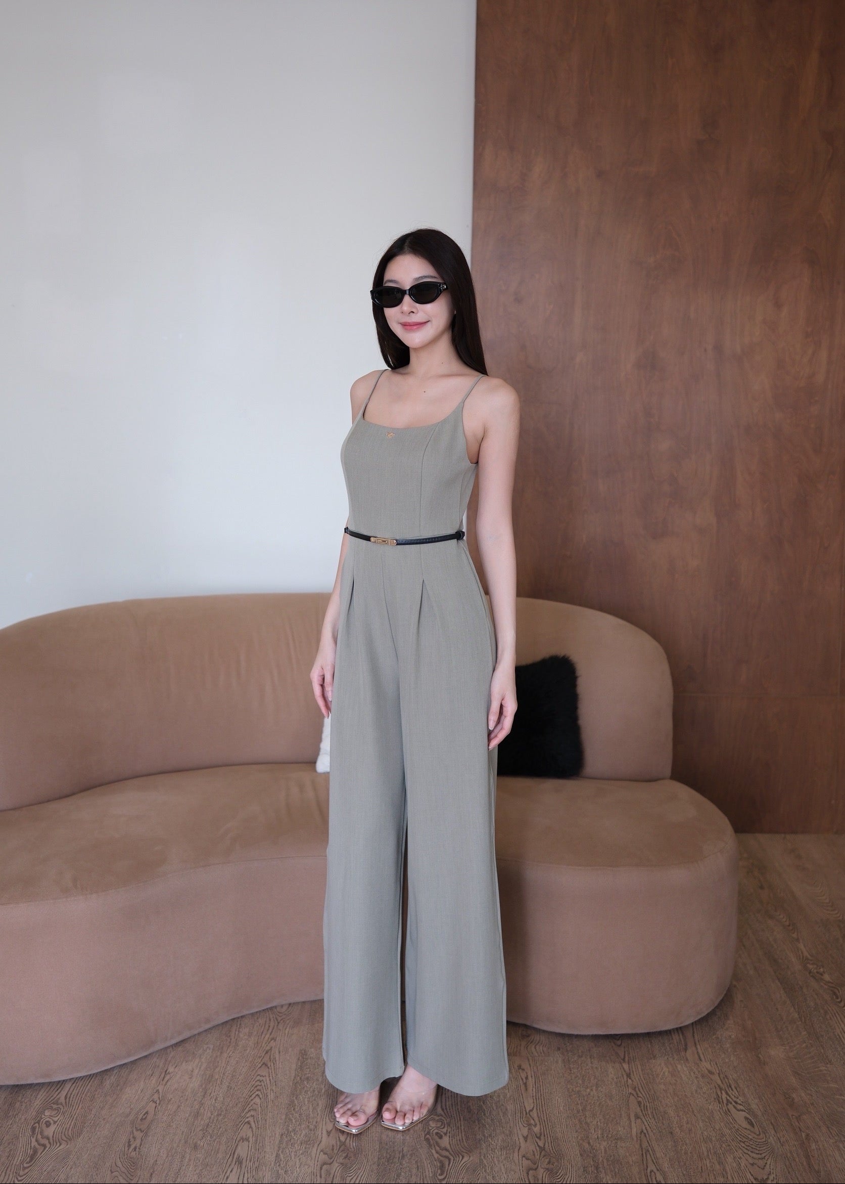 5786 Clara Jumpsuit In Grey