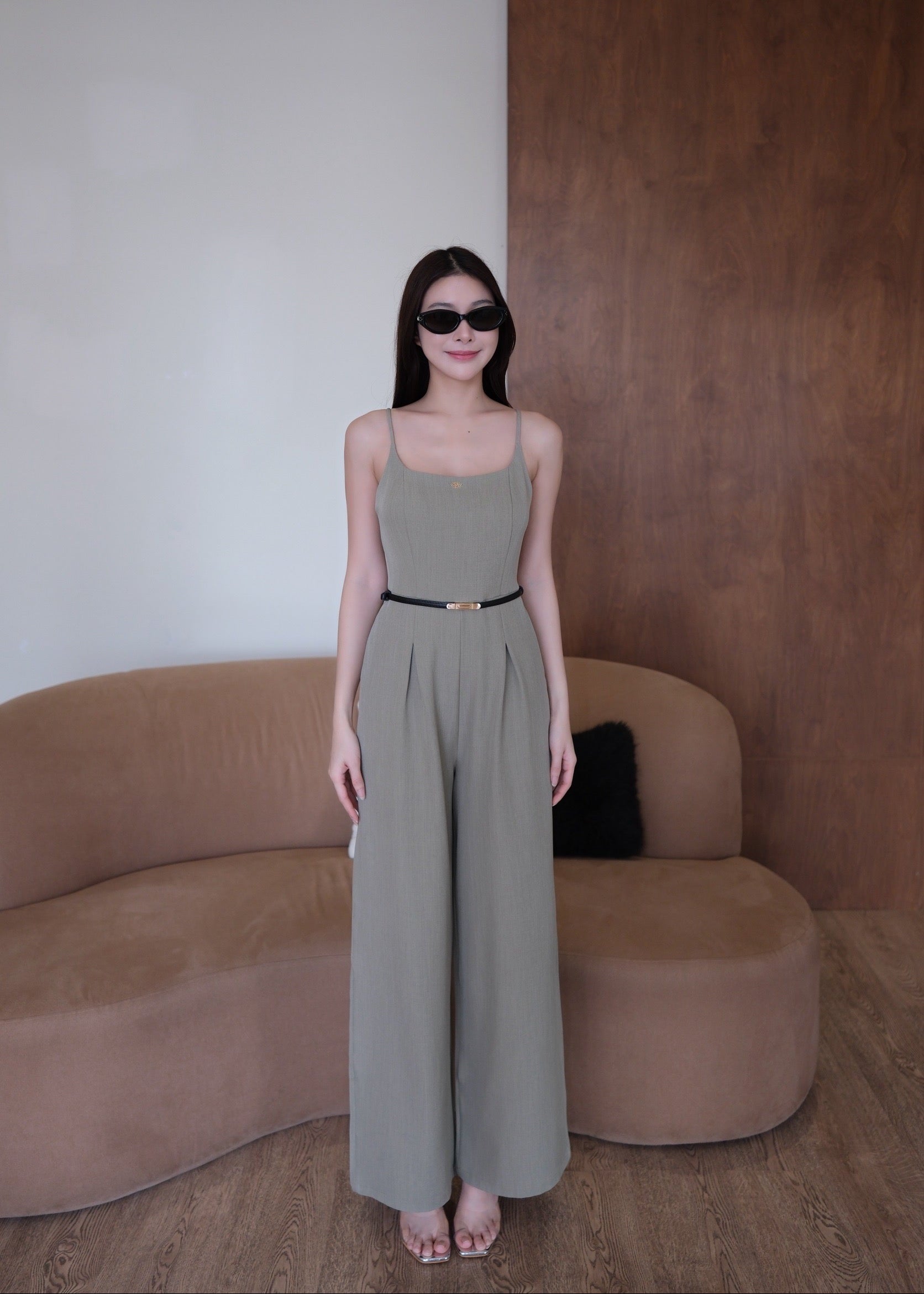 5786 Clara Jumpsuit In Grey