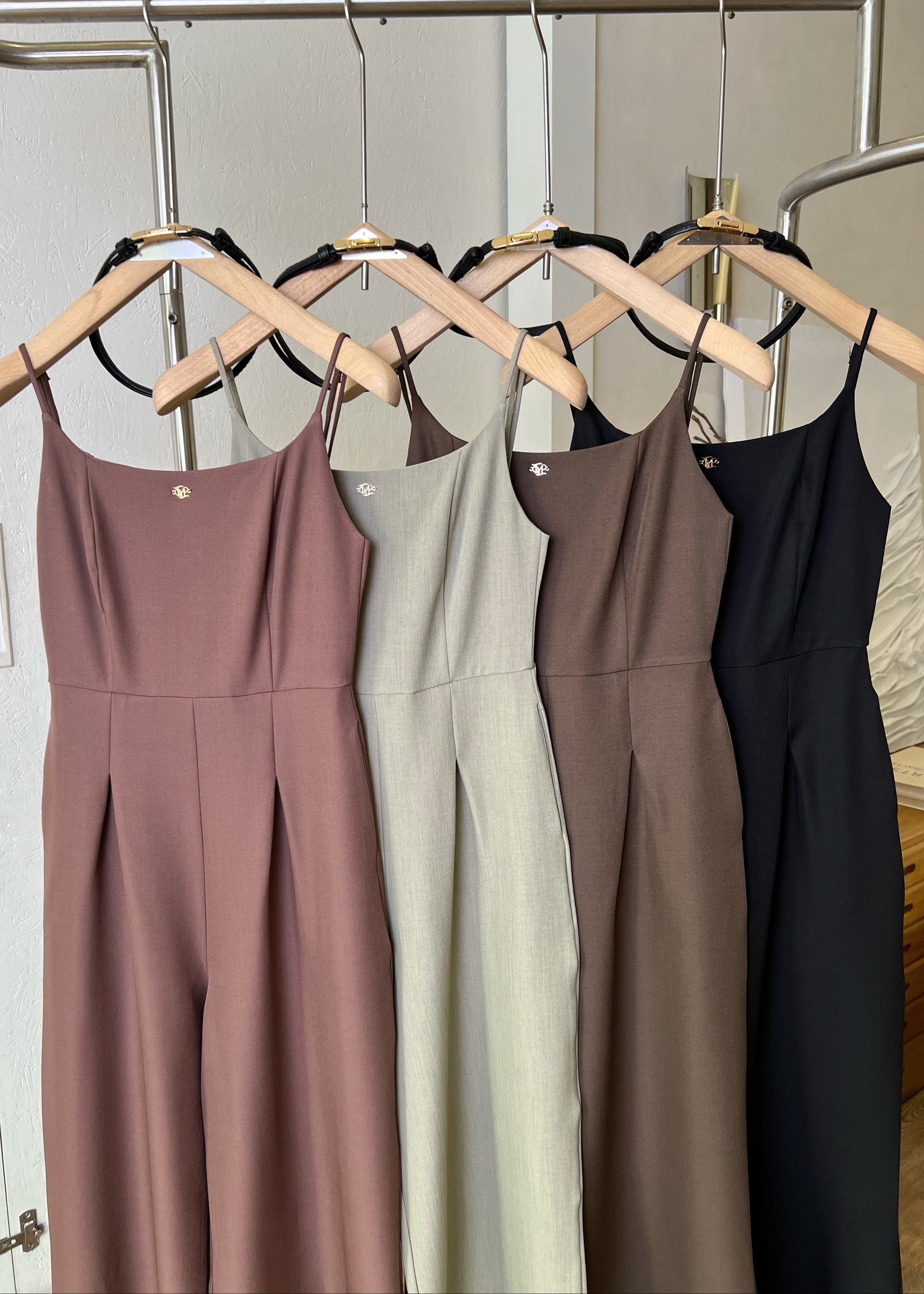 5786 Clara Jumpsuit In Brown Sugar