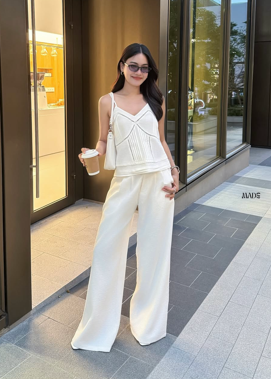 PLN Camisole Set In Cream