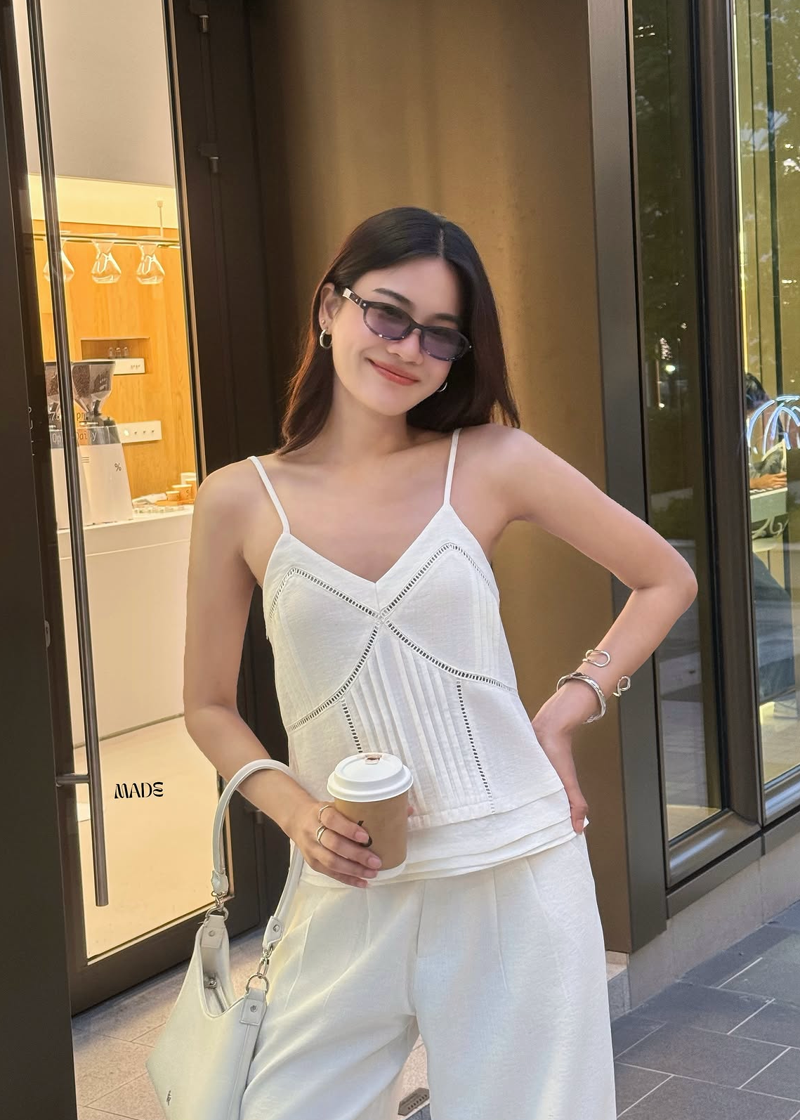 PLN Camisole Set In Cream