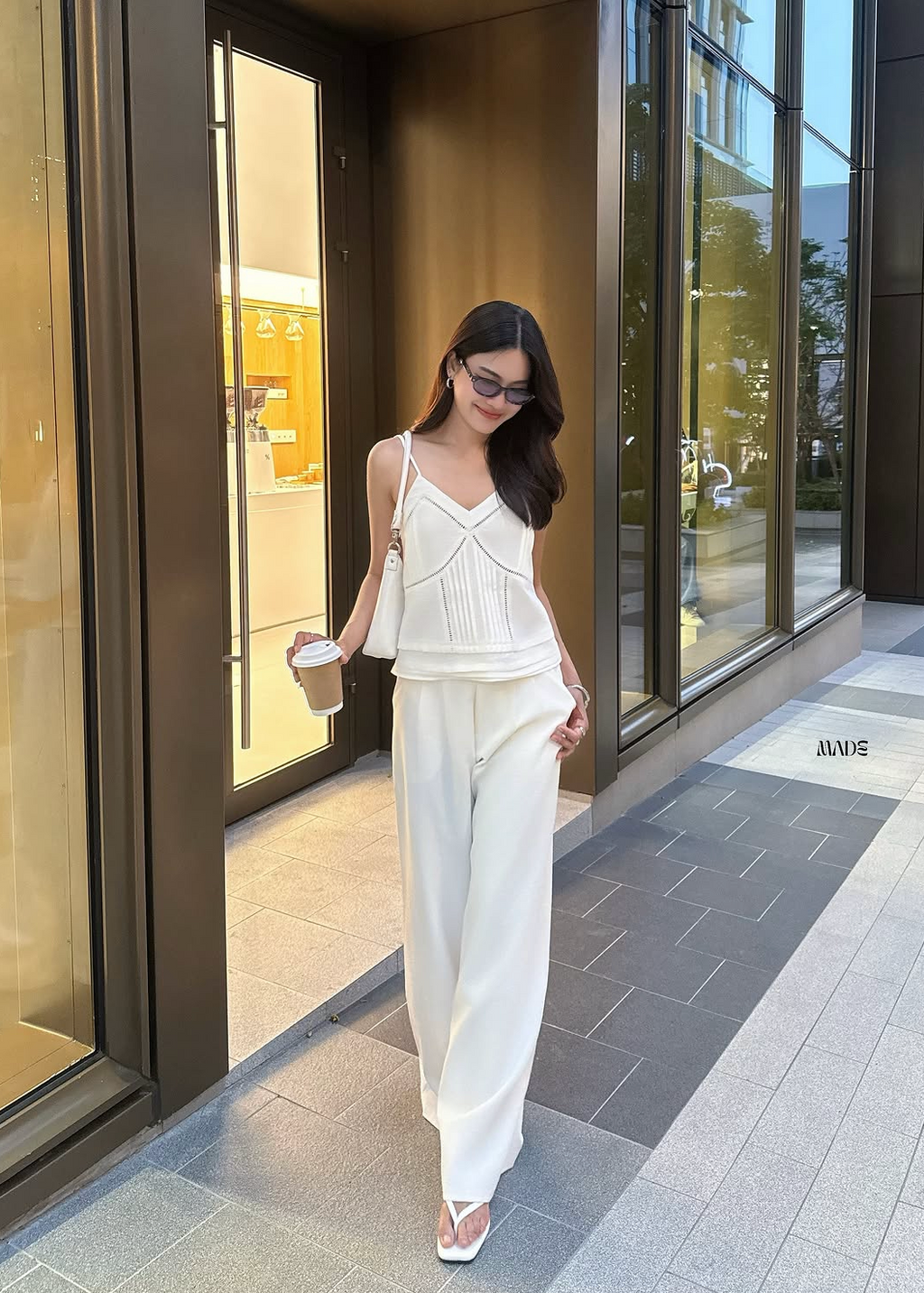 PLN Camisole Set In Cream