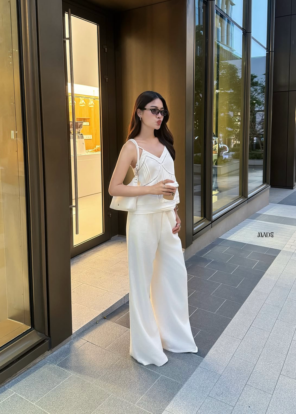 PLN Camisole Set In Cream
