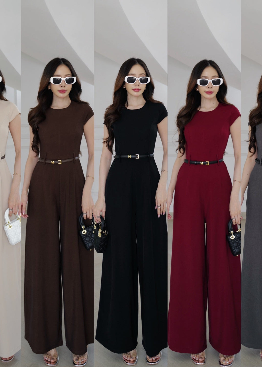 9885 Short Sleeve Jumpsuit In Black