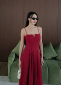5072 Long Dress In Red