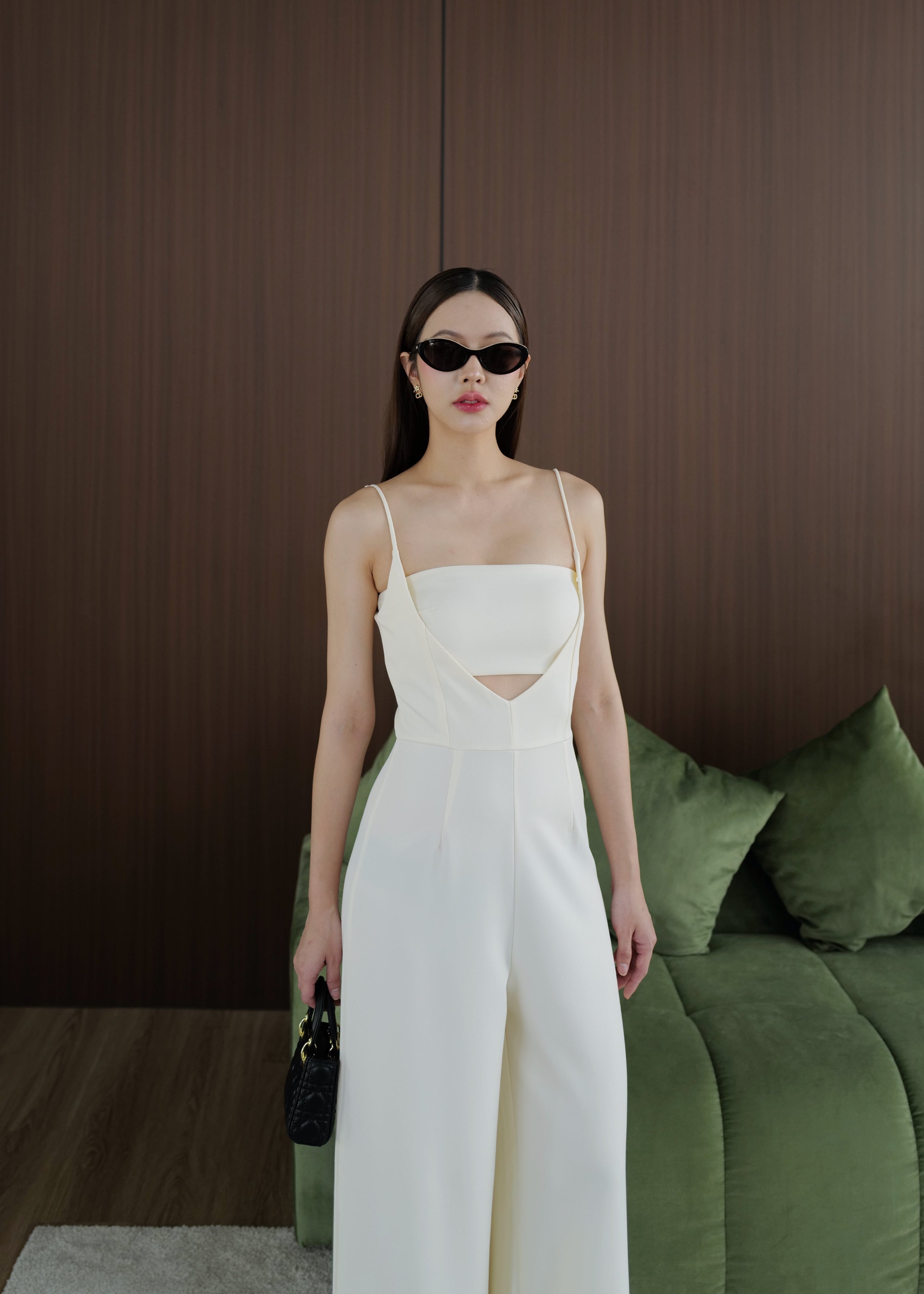 5352 Two Piece Set Jumpsuit In Ivory