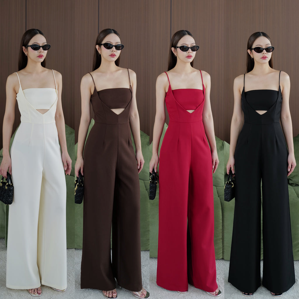 5352 Two Piece Set Jumpsuit In Black