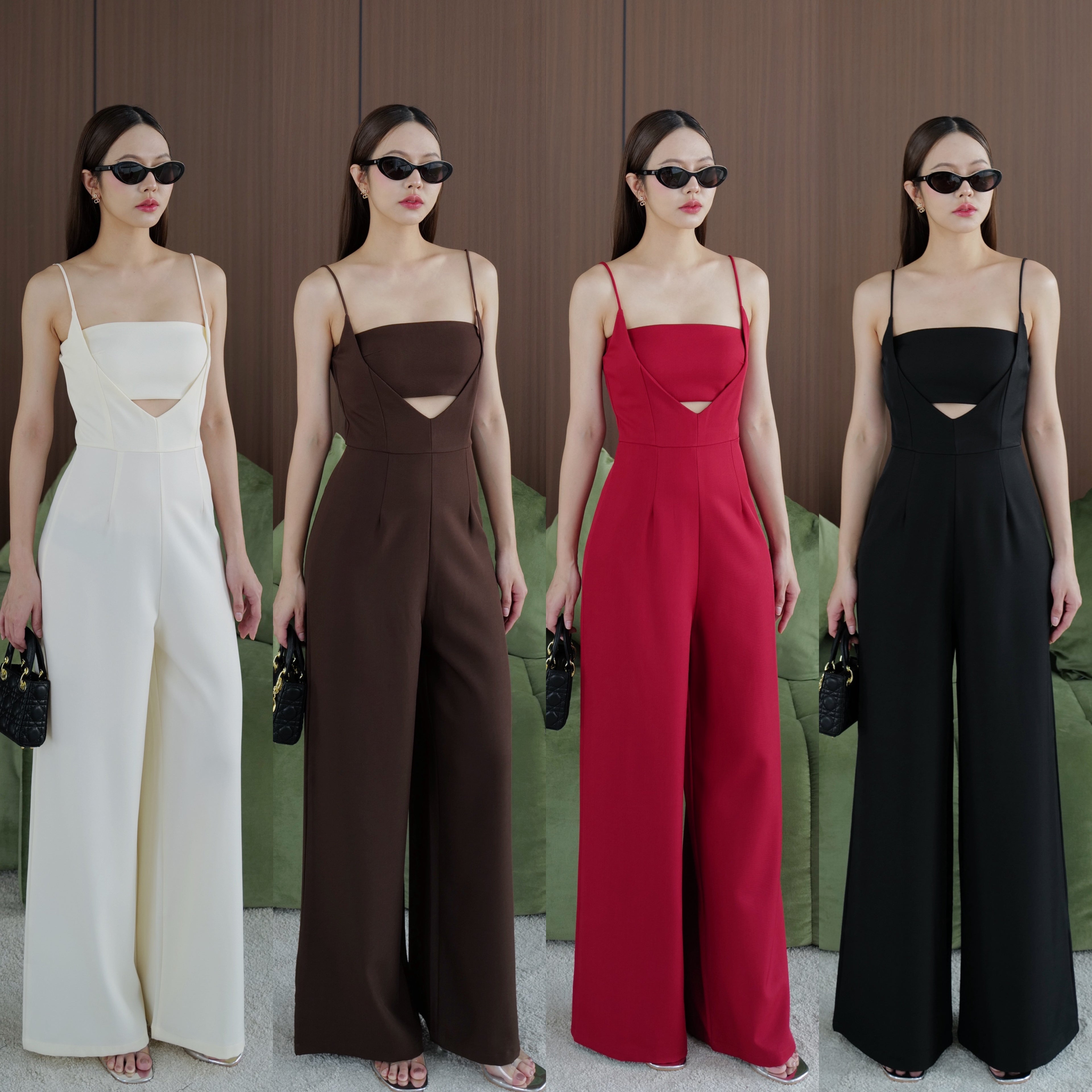 5352 Two Piece Set Jumpsuit In Black