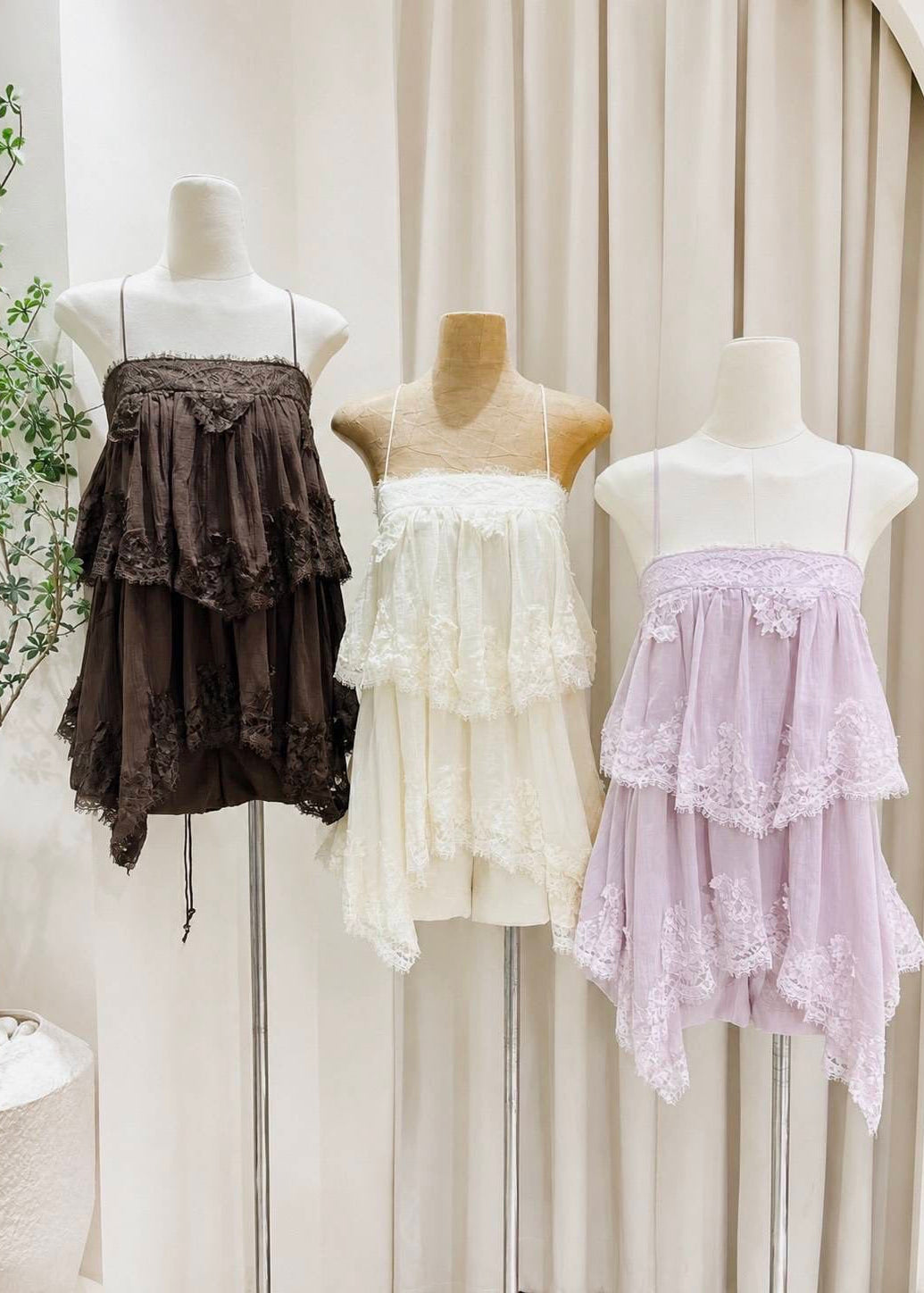 PON Lace Shot Set In Brown (PRE-ORDER ITEMS)