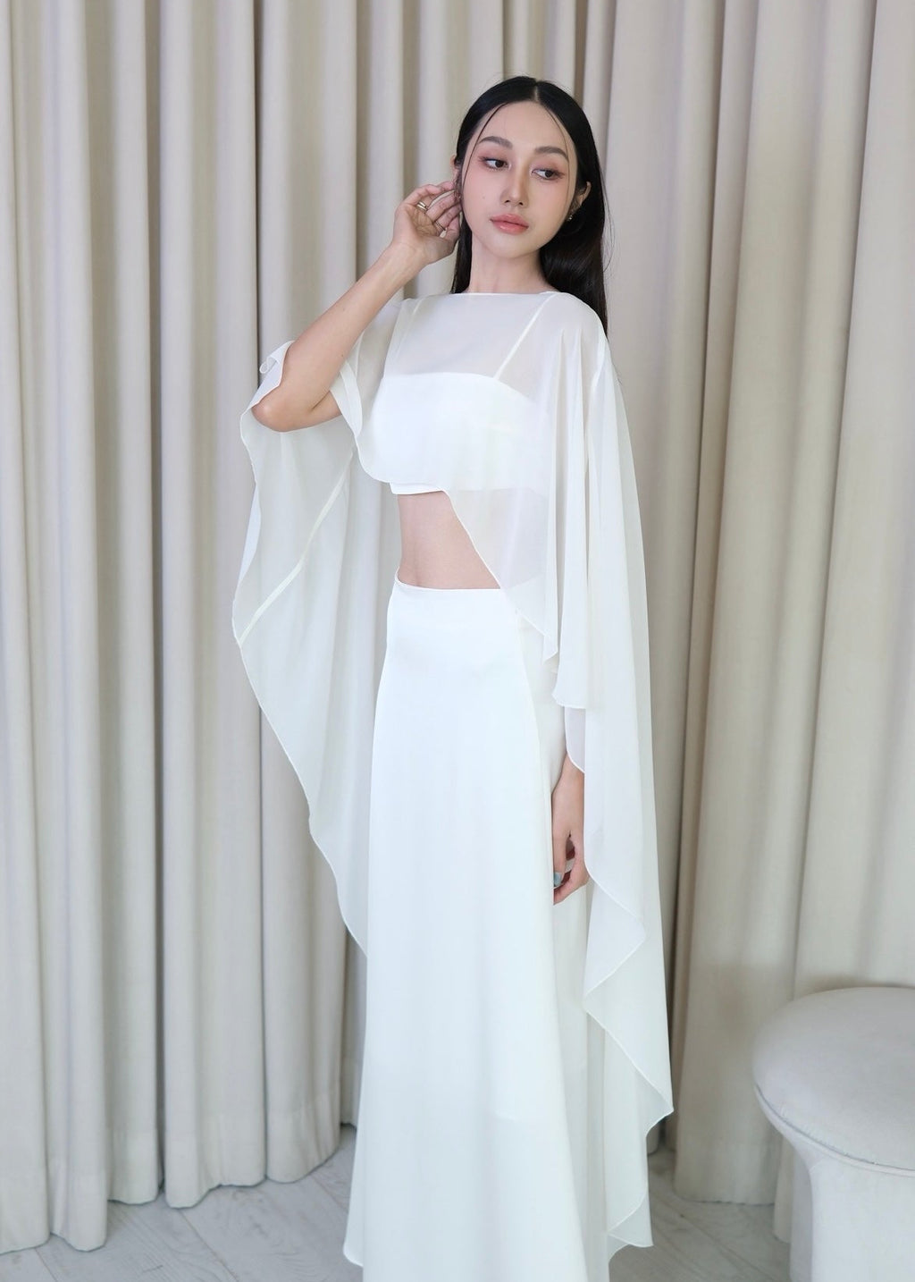 TTY 6168 Silky Set In White (3 Pieces Set)