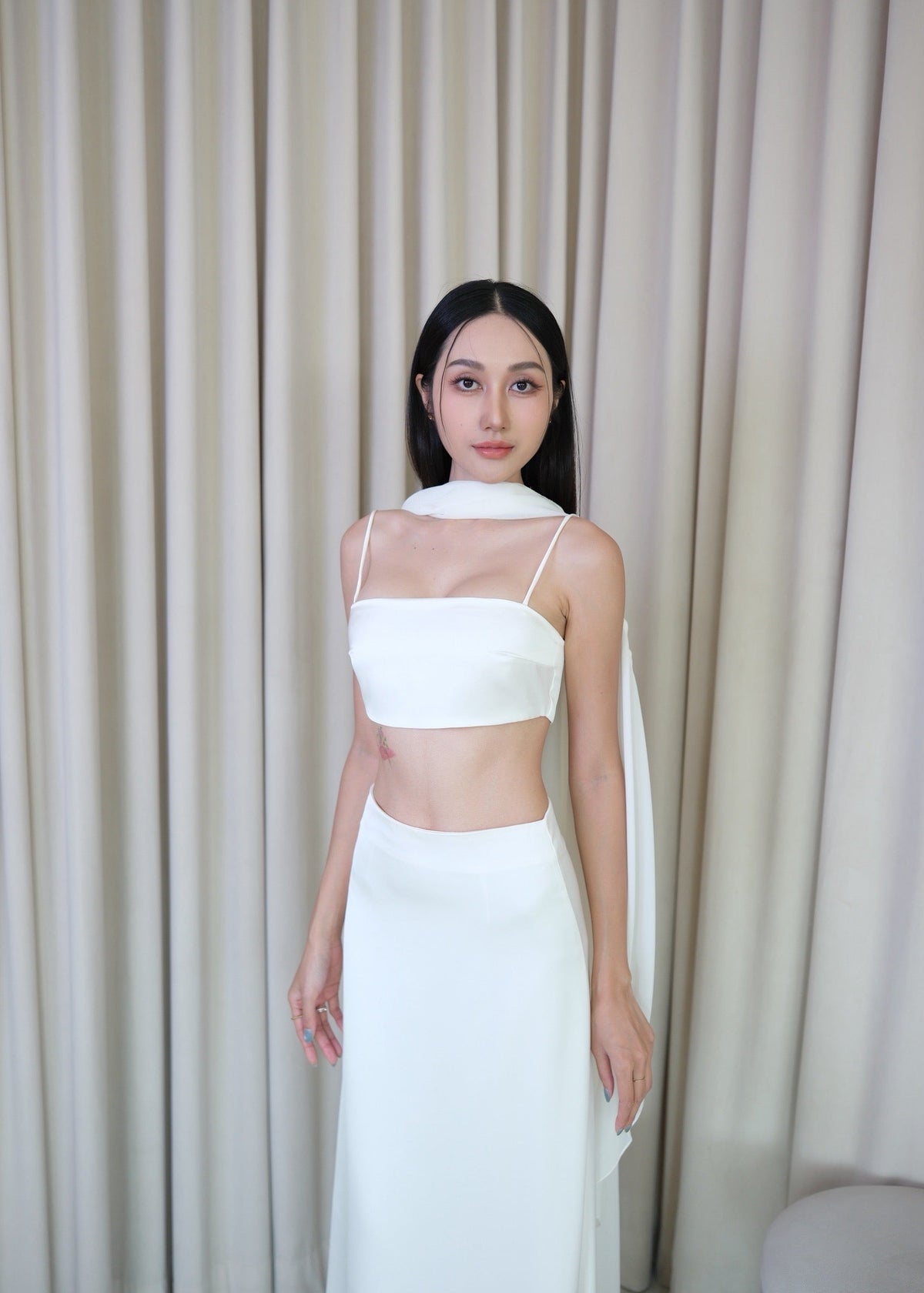 TTY 6168 Silky Set In White (3 Pieces Set)