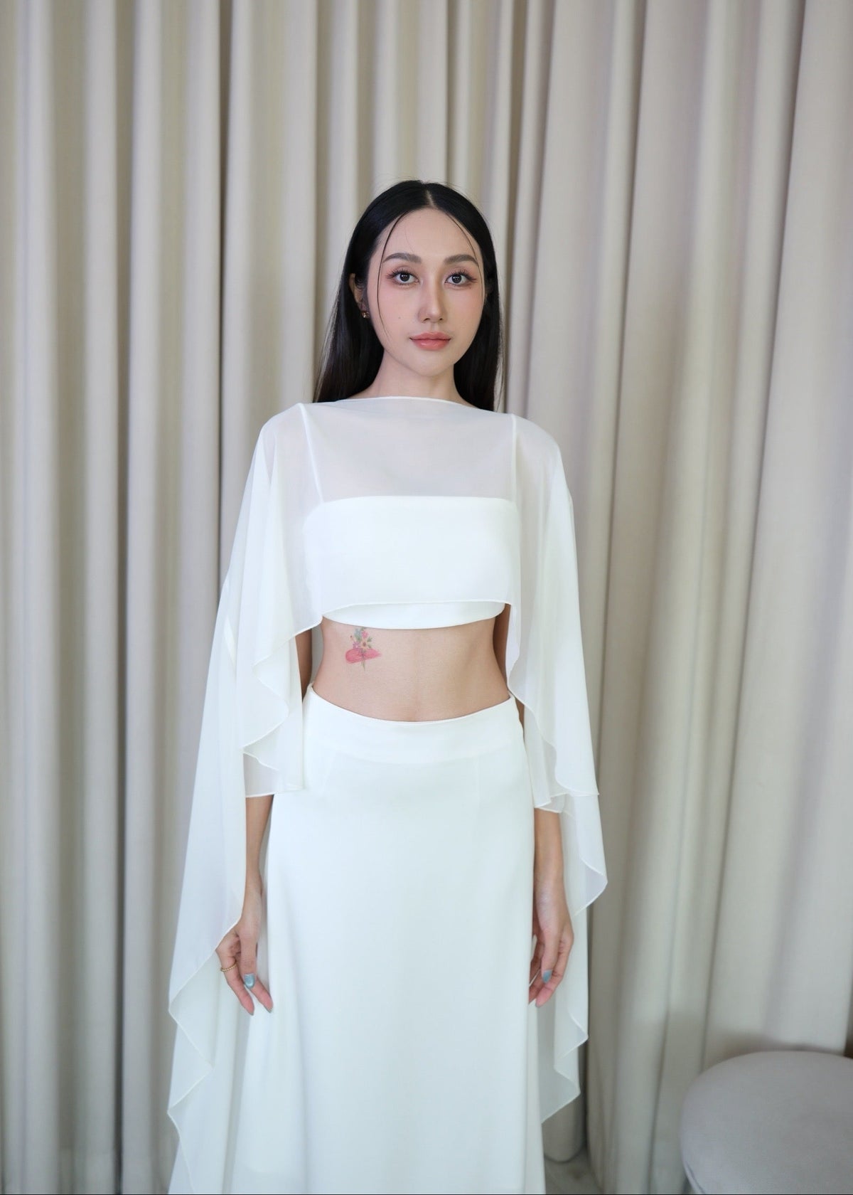 TTY 6168 Silky Set In White (3 Pieces Set)