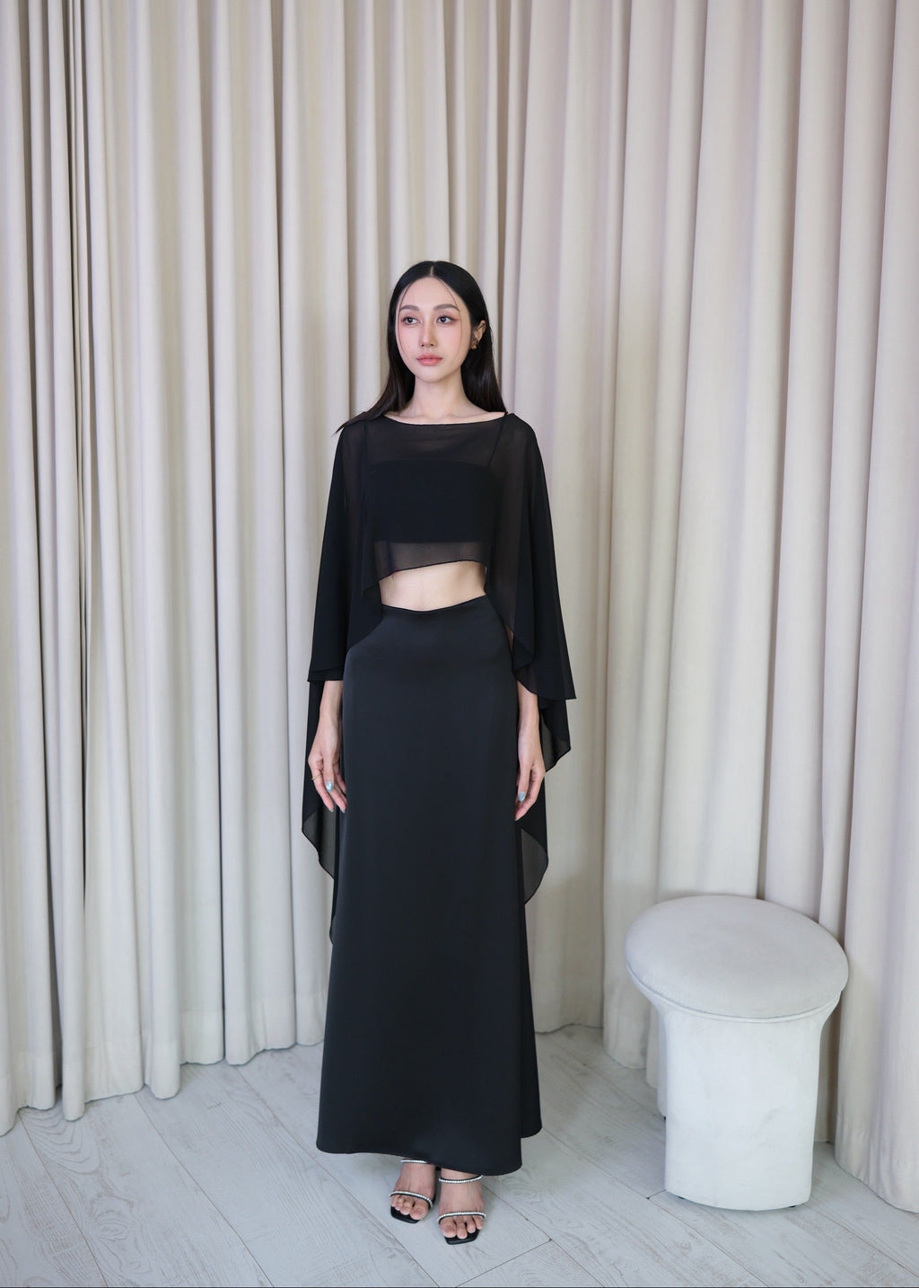 TTY Silky Set In Black (3 Pieces Set)