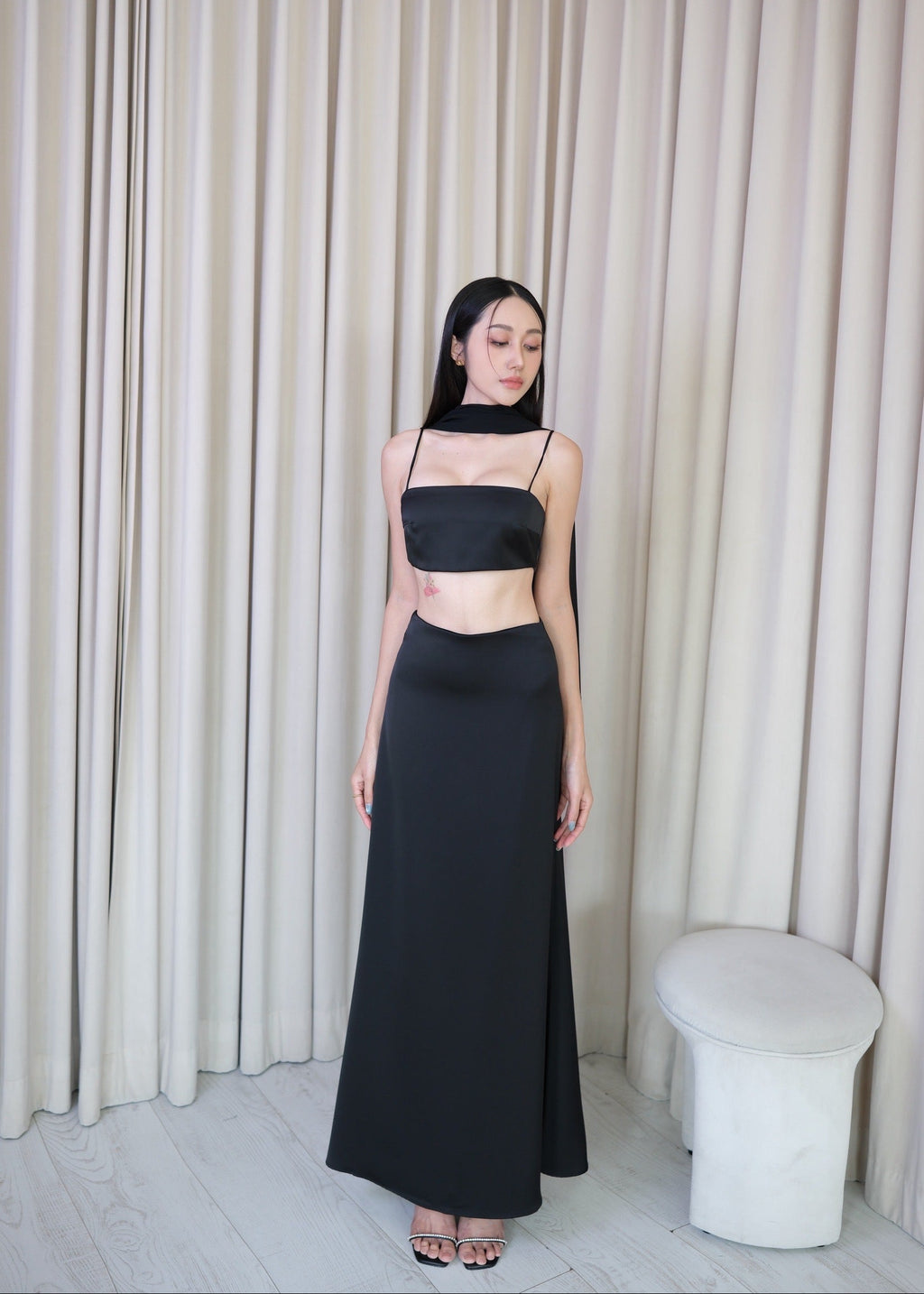 TTY Silky Set In Black (3 Pieces Set)