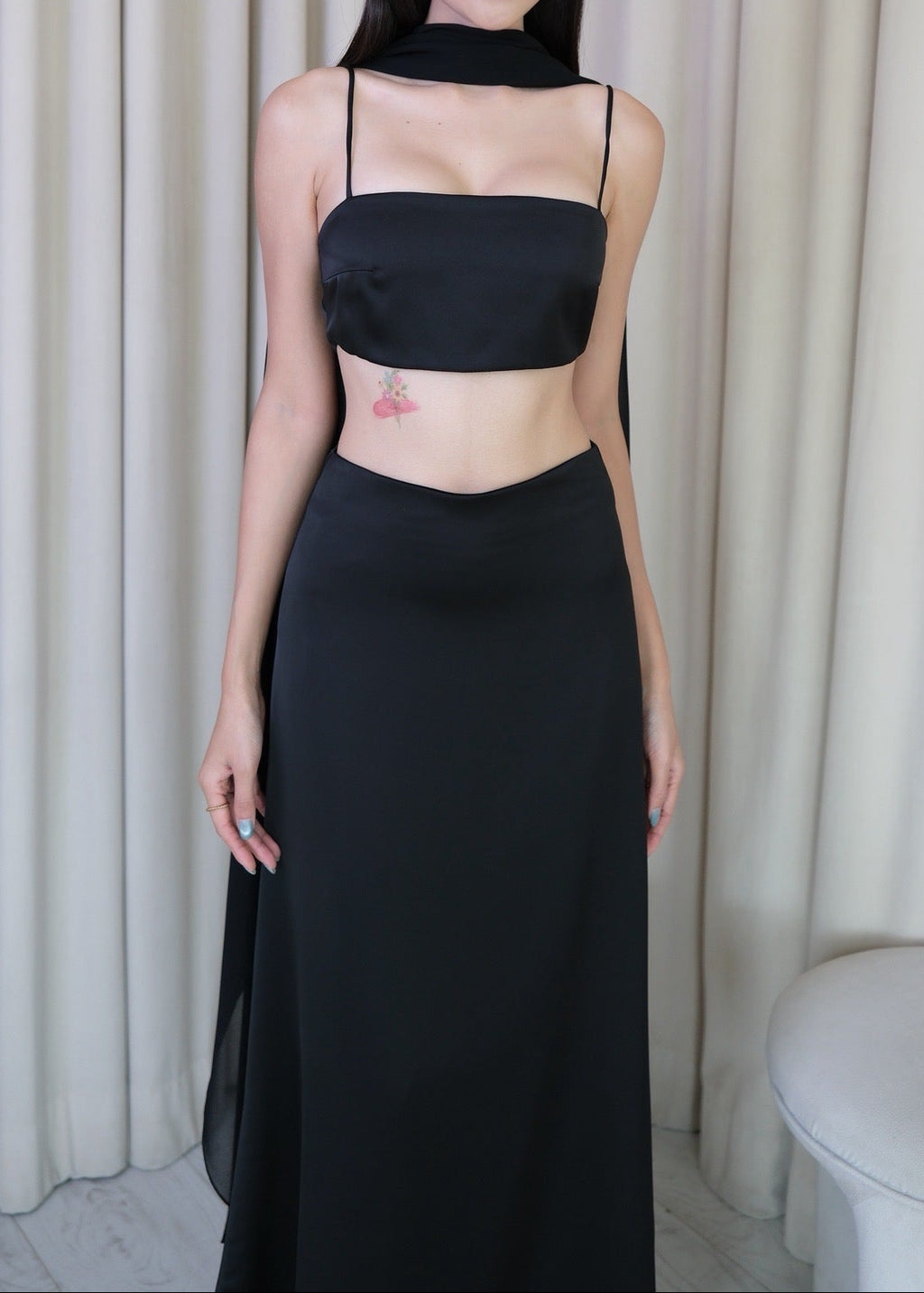 TTY Silky Set In Black (3 Pieces Set)
