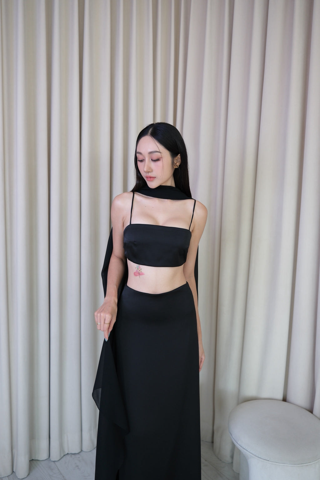 TTY Silky Set In Black (3 Pieces Set)