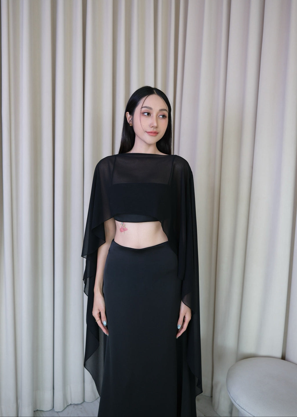 TTY Silky Set In Black (3 Pieces Set)