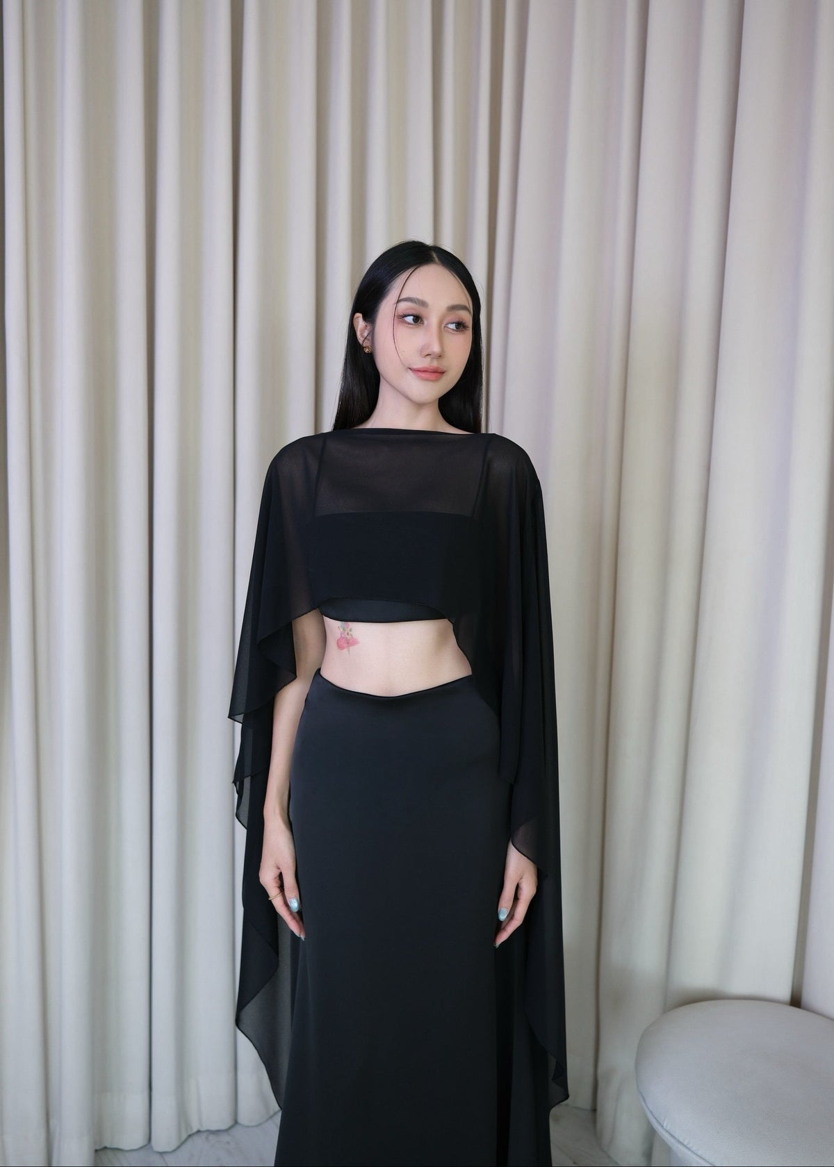 TTY Silky Set In Black (3 Pieces Set)