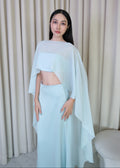 TTY Silky Set In Baby blue (3 Pieces Set)