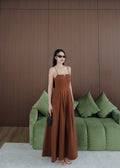 5072 Long Dress In Brown