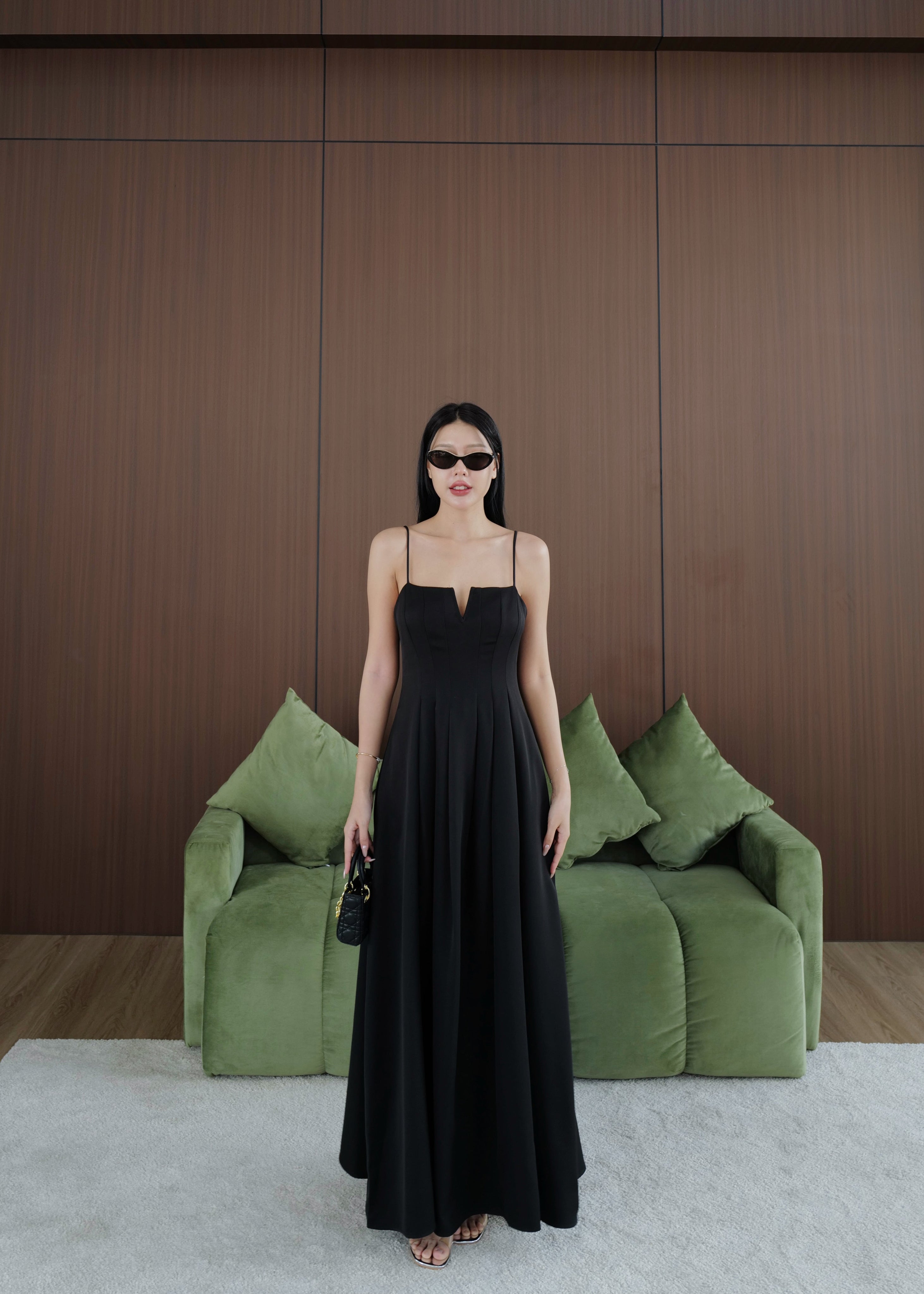 5072 Long Dress In Black
