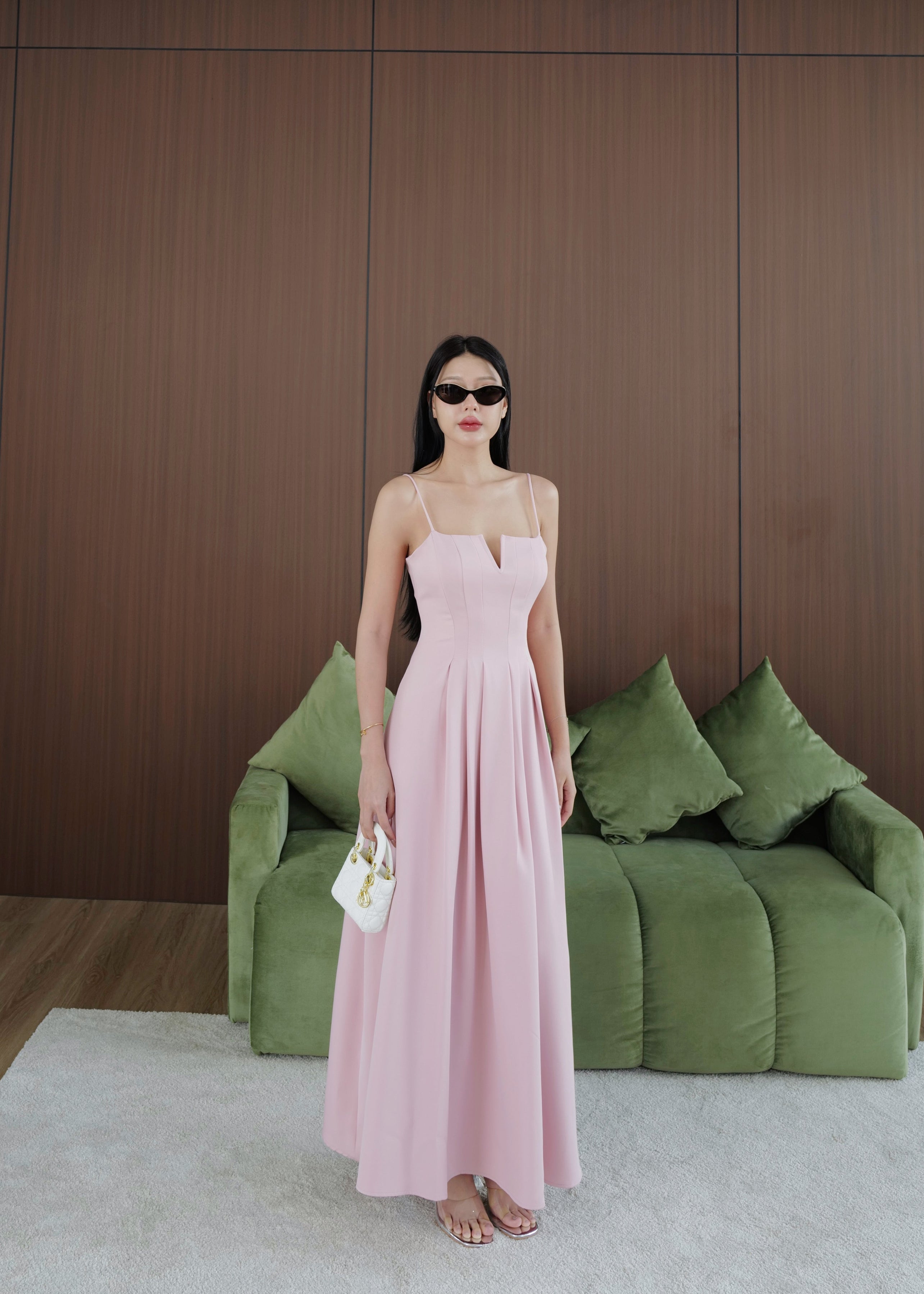 5072 long Dress In Pink