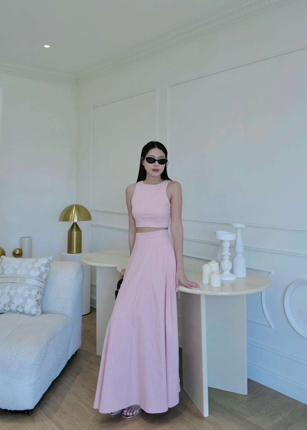 5194 Denim Set In Pink