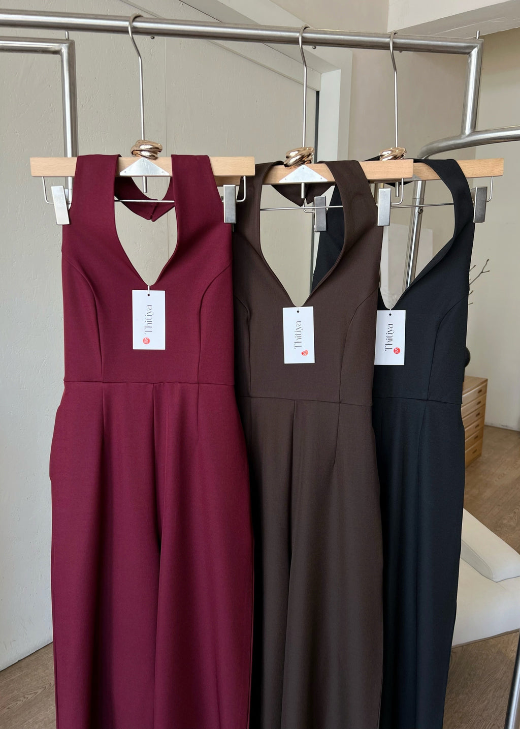 5513 Glowing Jumpsuit In Brown