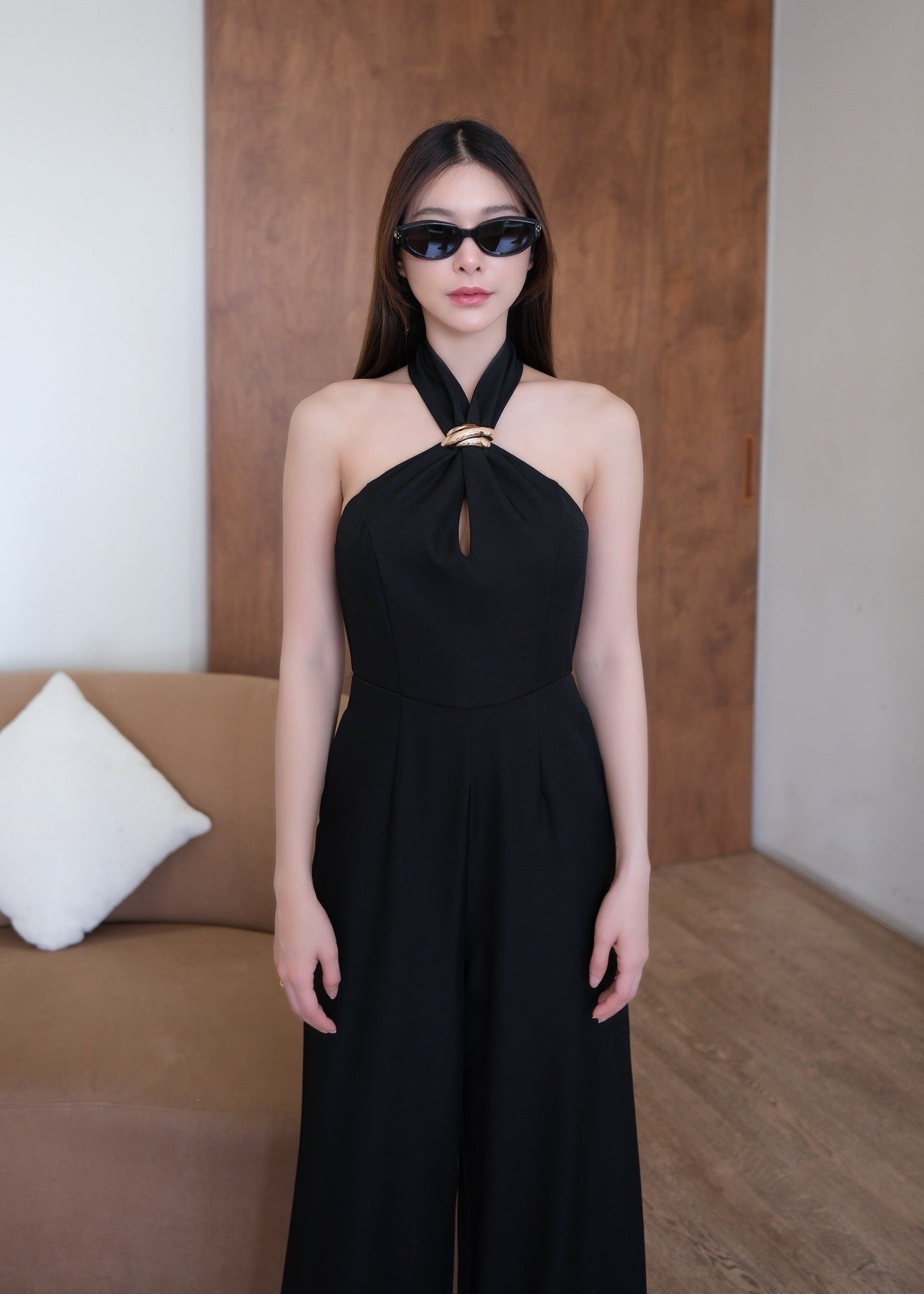 5513 Glowing Jumpsuit In Black