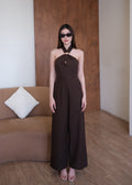5513 Glowing Jumpsuit In Brown